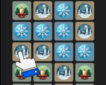 Spil Winterwonder -symbolet fusionerer online