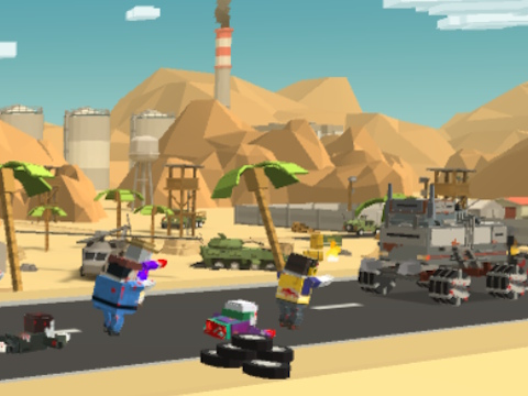 Spil Zombie Derby Pixel Survival online