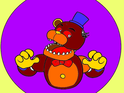 Spil FNAF malebog  online