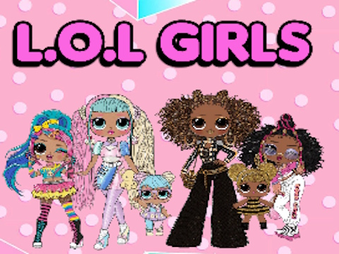 Spil L. O. L OMG piger malebog  online