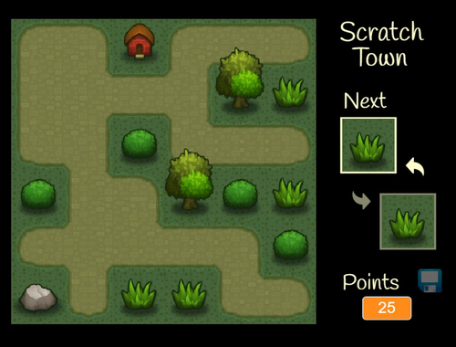 Spil Scratch Town online