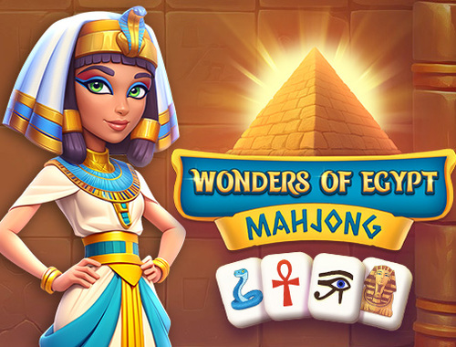 Spil Egyptens vidundere Mahjong  online