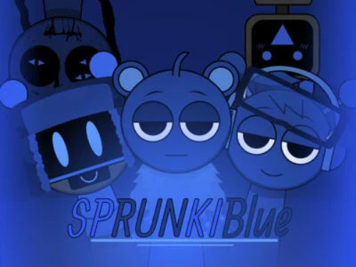 Spil Sprunki Blue Mod online