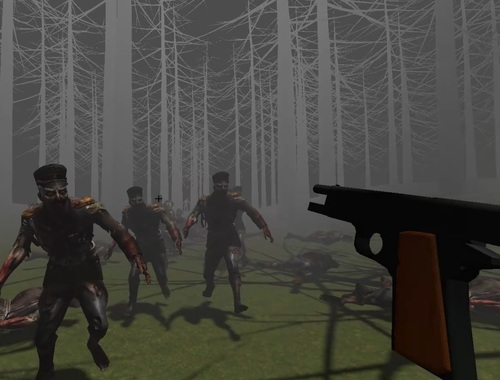 Spil Zombier i en skov  online