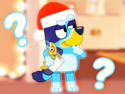 Spil Kids Quiz: Bluey Christmas Fandom online