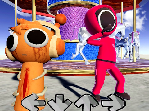 Spil Squid Spil Sprunki FNF Battle  online
