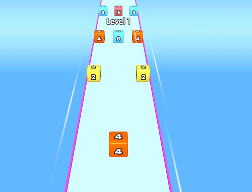 Spil Jelly Run i 2048  online