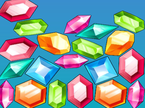 Spil Merge diamanter skat! online
