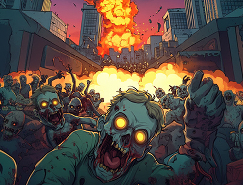 Spil Zombie belejring. io  online