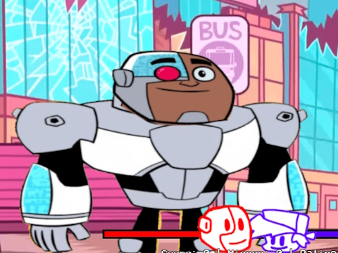 Spil Friday Night Funkin' vs Cyborg: Fuld uge  online
