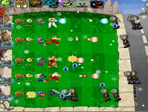 Spil Street Fighter vs zombier  online