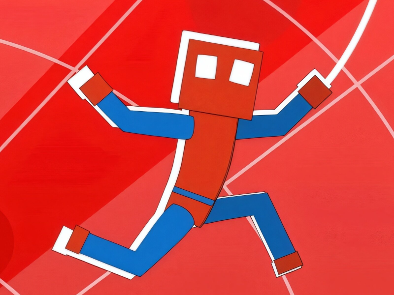 Spil Spider-Noob Obstacle Course online