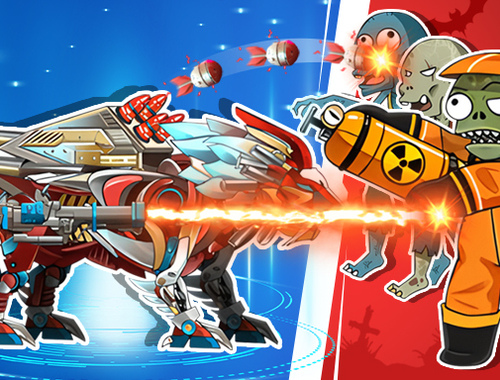 Spil Robotterminator t rex  online