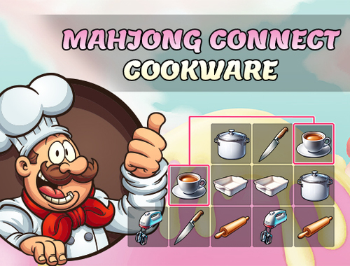Spil Mahjong Connect Cookware online