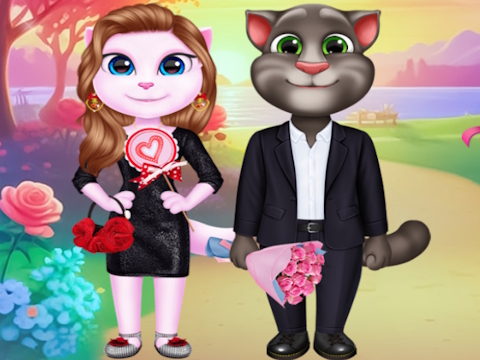 Spil Kitty par dejlige valentine  online