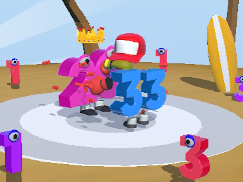 Spil Nummer kørt 3D  online