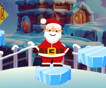 Spil Julemandens festlige spring  online