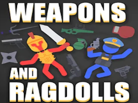 Spil Våben og ragdolls  online