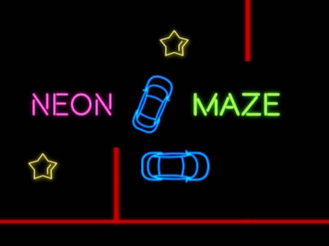 Spil Neon bil labyrint  online