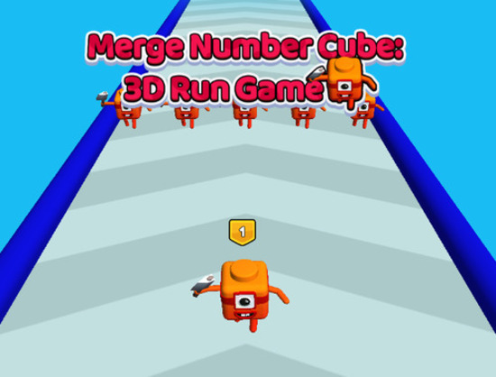 Spil Merge nummer Cube 3D Run Game  online