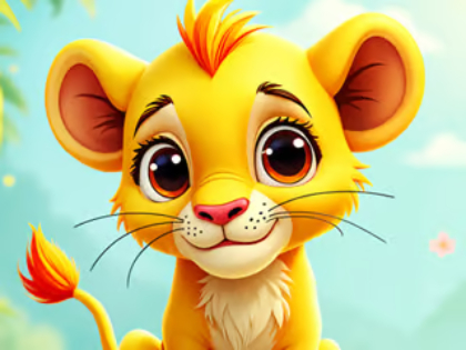 Spil Jigsaw Puzzle: Baby Simba online