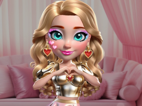 Spil Levende hjerter glamour vs punk  online