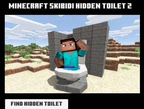 Spil Minicraft Skibidi skjult toilet 2  online