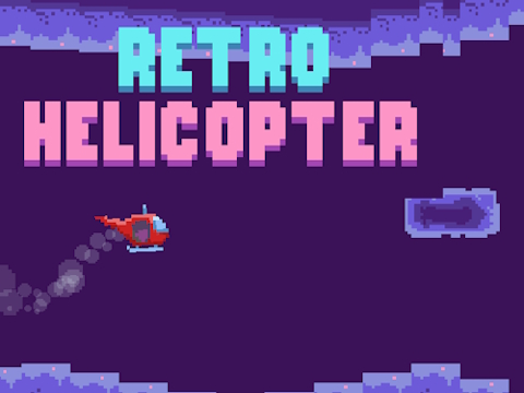Spil Retro helikopter  online