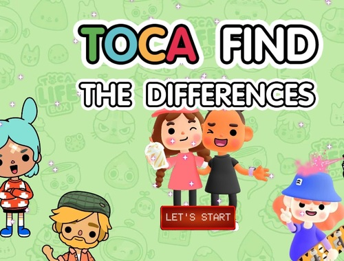 Spil Toca finder forskellene  online