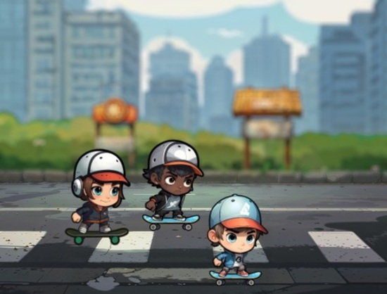 Spil Skater's søgen  online
