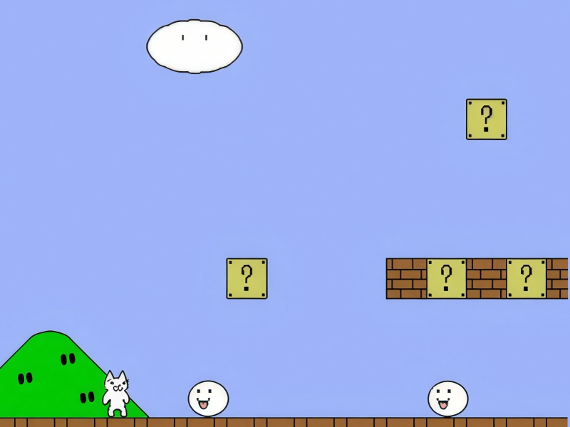 Spil Cat Mario online
