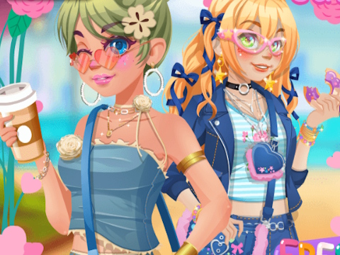Spil Girly i denim  online