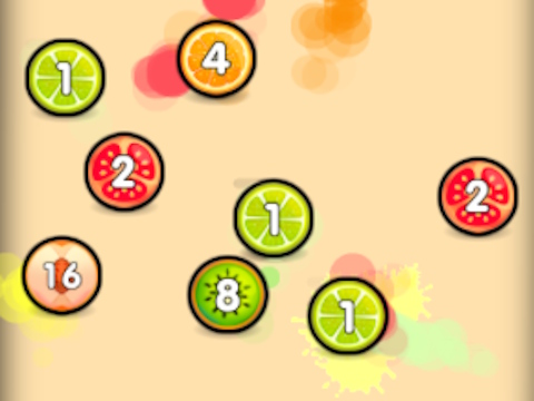 Spil Merge kugler shooter 2048 Tilslut frugter  online