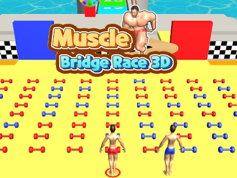 Spil Muscle Bridge Race 3D online