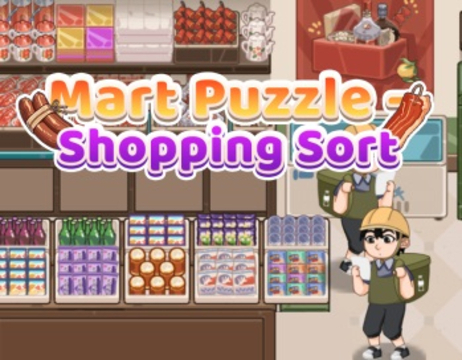Spil Mart Puzzle Shopping Sort online