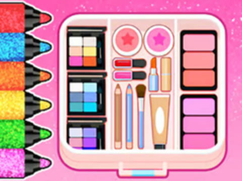 Spil Farvelægning: makeup ryddig  online