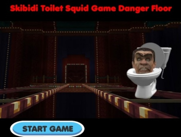 Spil Skibidi Toilet Squid Game Danger Floor online