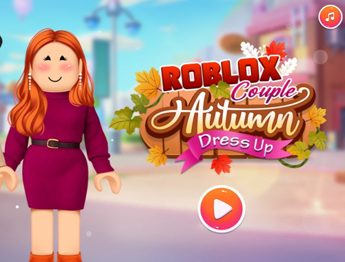 Spil Roblox par efterårskjole  online