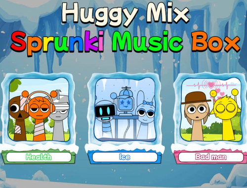 Spil Huggy Mix Sprunki Music Box online