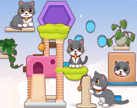 Spil DEKOR MY: Kitty Wall  online