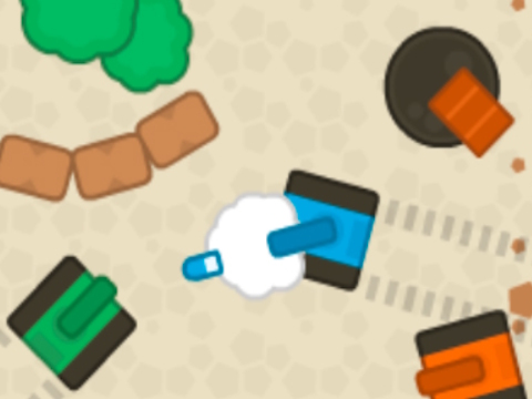 Spil 1 2 3 4 Spiller Tank Game 2d  online