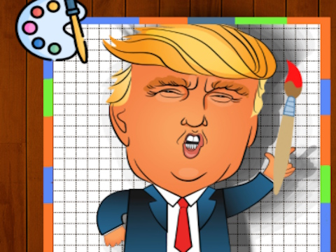 Spil Trump farvelægningstid  online