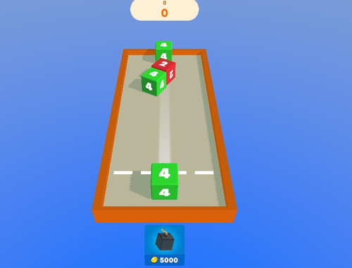 Spil Merge terninger 2048 3D  online