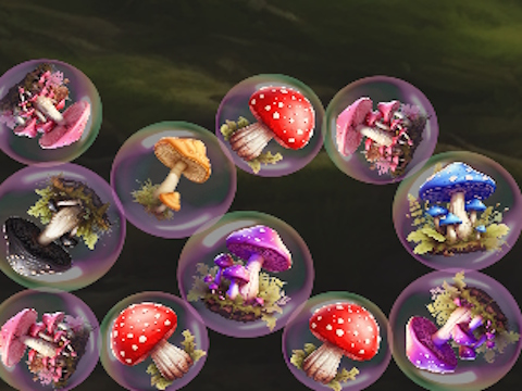 Spil Mergemushrooms: 2048! online