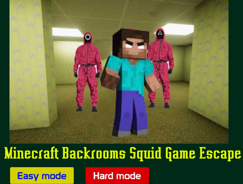 Spil Minecraft Backlounds Squid Game Escape  online