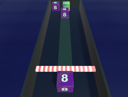 Spil Merge håndværk 2048 3D -puslespil  online