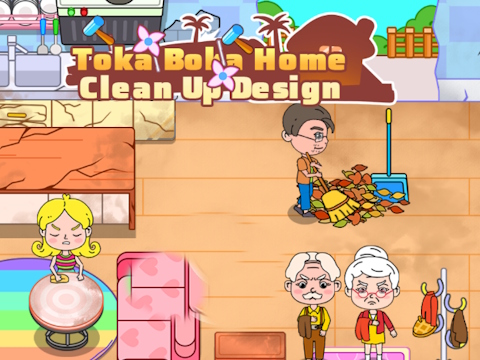 Spil Toka Boka Home Clean Up Design  online