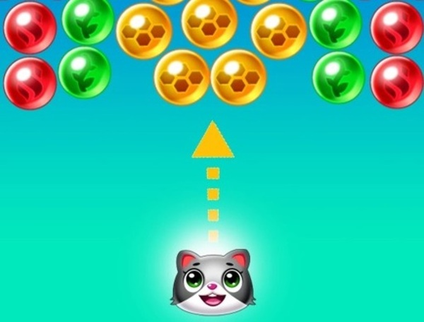 Spil Gem katteboble shooter  online