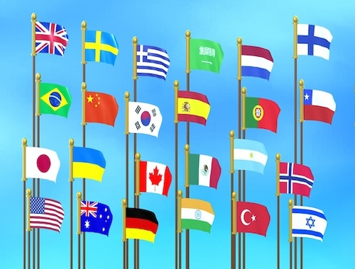 Spil Flag puslespil: Saml flag  online