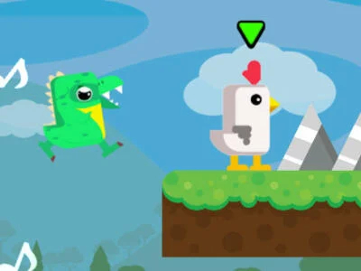 Spil Kylling skrig race  online